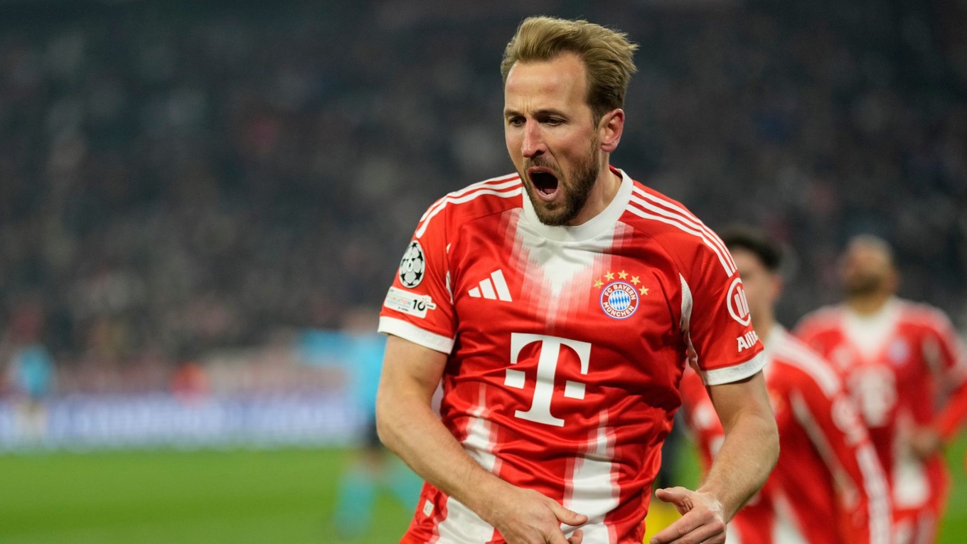Harry Kane sa teší z gólu