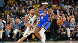 Shai Gilgeous-Alexander v drese Oklahomy.