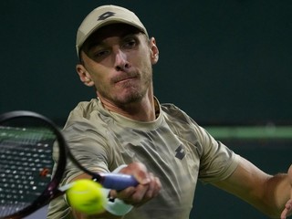 Lukáš Klein na turnaji Indian Wells 2024.
