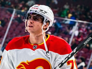 Martin Pospíšil v zápase Montreal - Calgary.