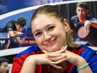 Slovenská reprezentantka v stolnom tenise Tatiana Kukuľková.