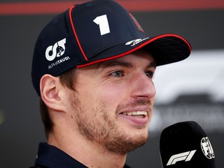 Na snímke je holandský pretekár F1 Max Verstappen. 