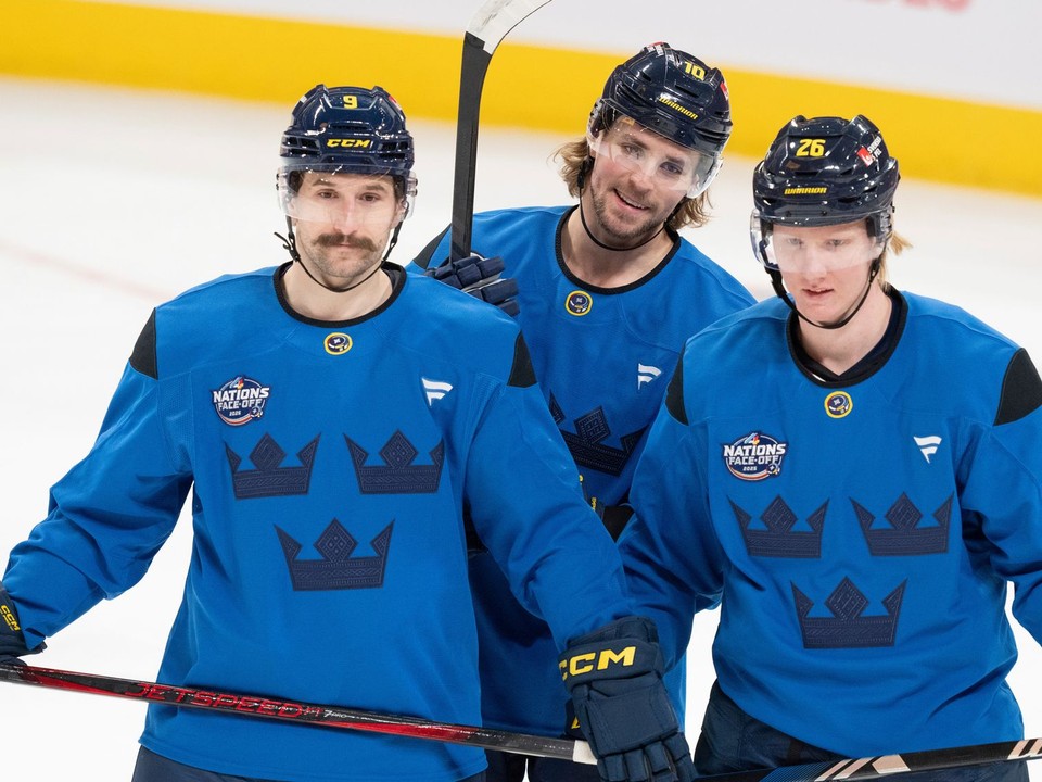 Filip Forsberg, Adrian Kempe a Rasmus Dahlin