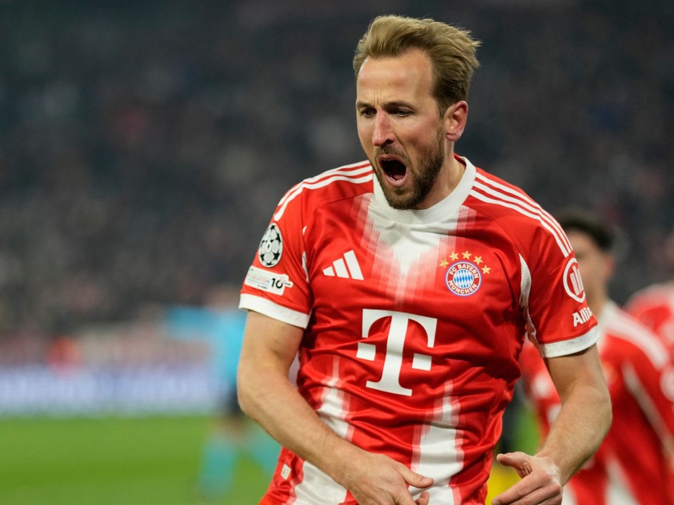 Harry Kane sa teší z gólu