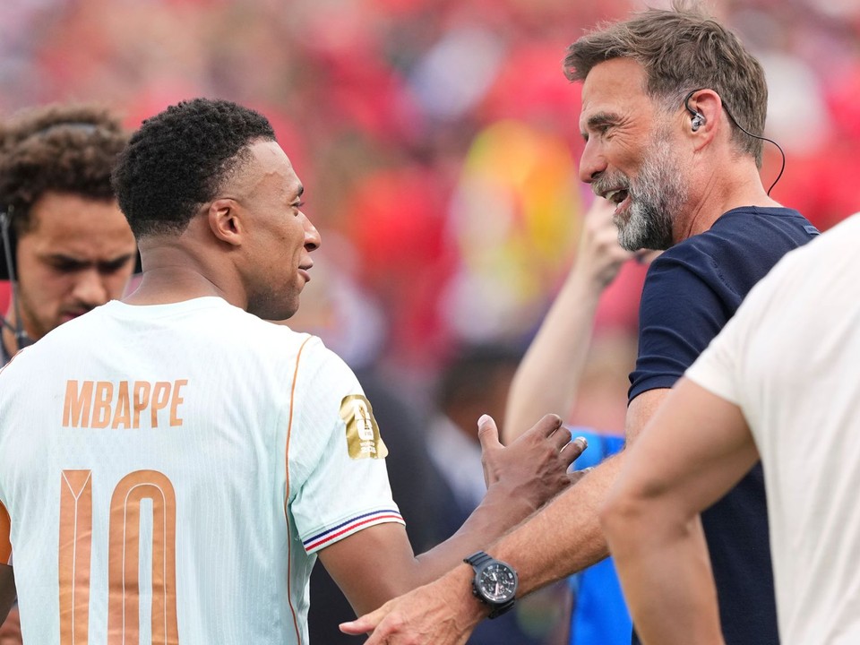 Kylian Mbappé a Jürgen Klopp 