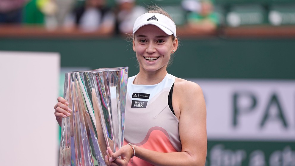 Jelena Rybakinová vyhrala turnaj v Indian Wells 2023.