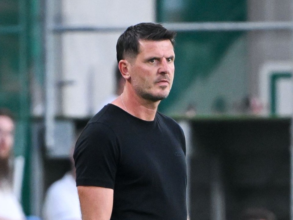 Slovenský tréner Balász Borbély z Ferencvárosu Budapešť.