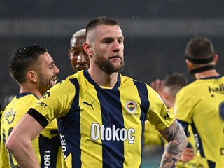 Milan Škriniar v drese Fenerbahce Istanbul.