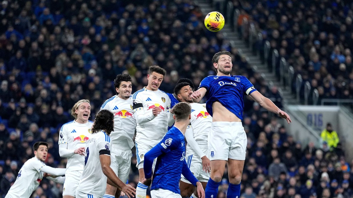 Momentka zo zápasu Everton - Leeds.