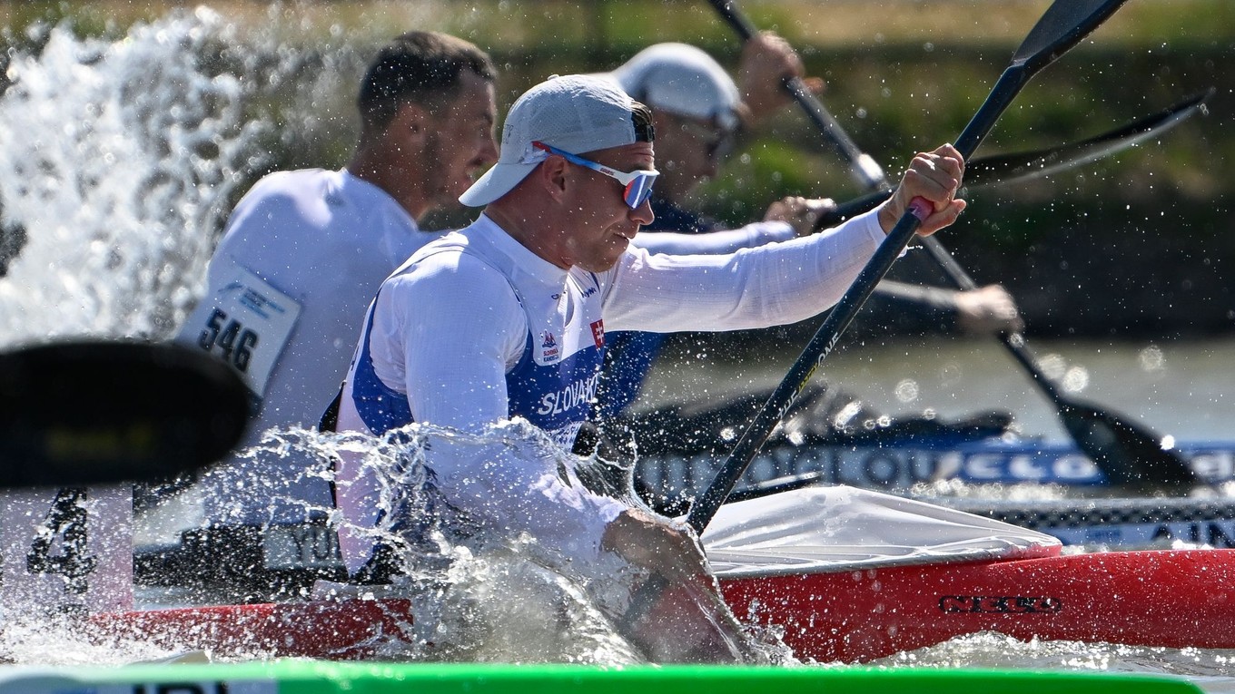 Na snímke je slovenský reprezentant v rýchlostnej kanoistike Samuel Baláž.