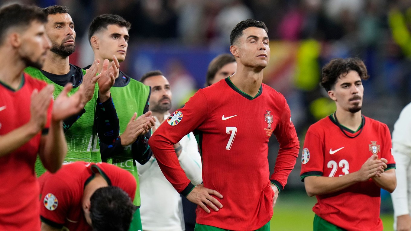 Cristiano Ronaldo po konci na EURO 2024.