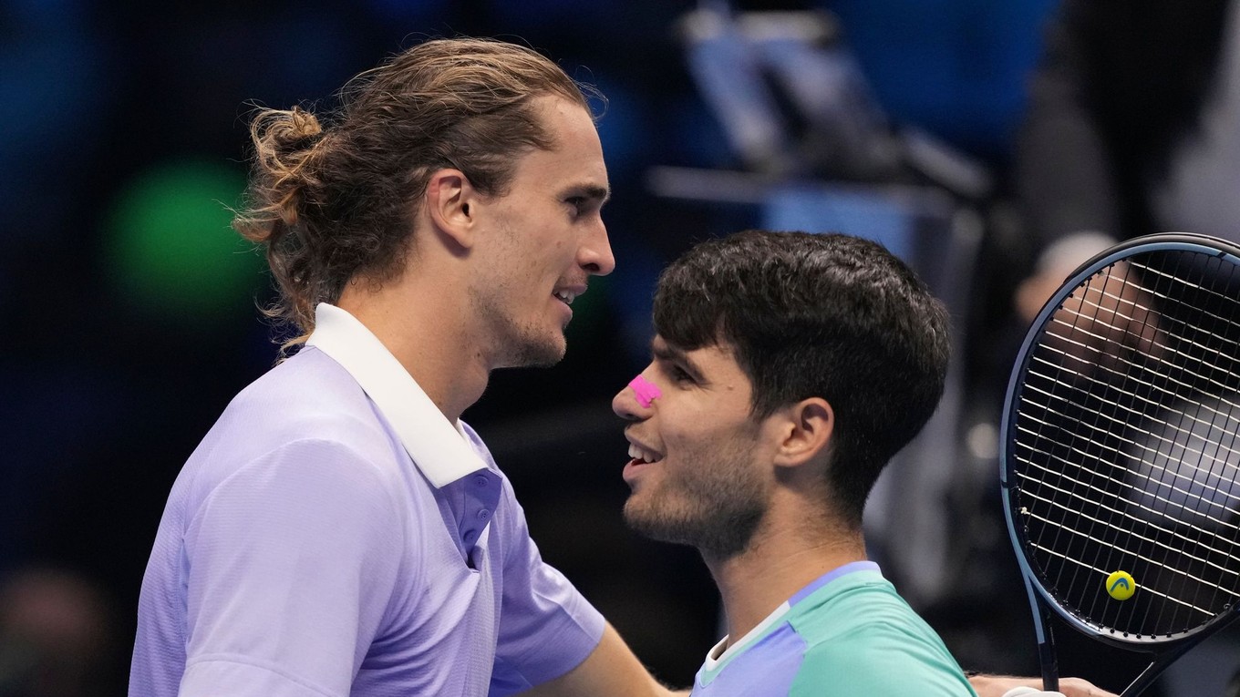 Alexander Zverev a Carlos Alcaraz. 