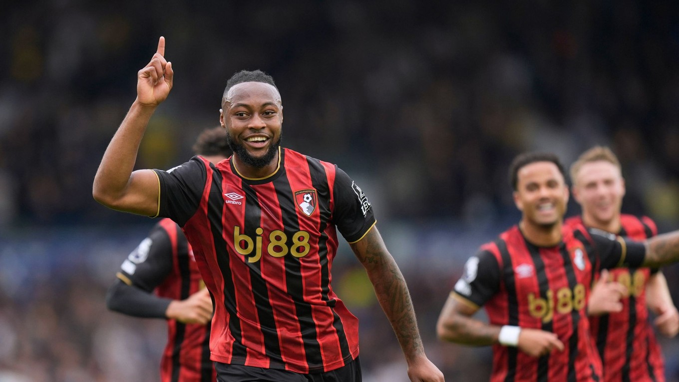 Antoine Semenyo v drese AFC Bournemouth.