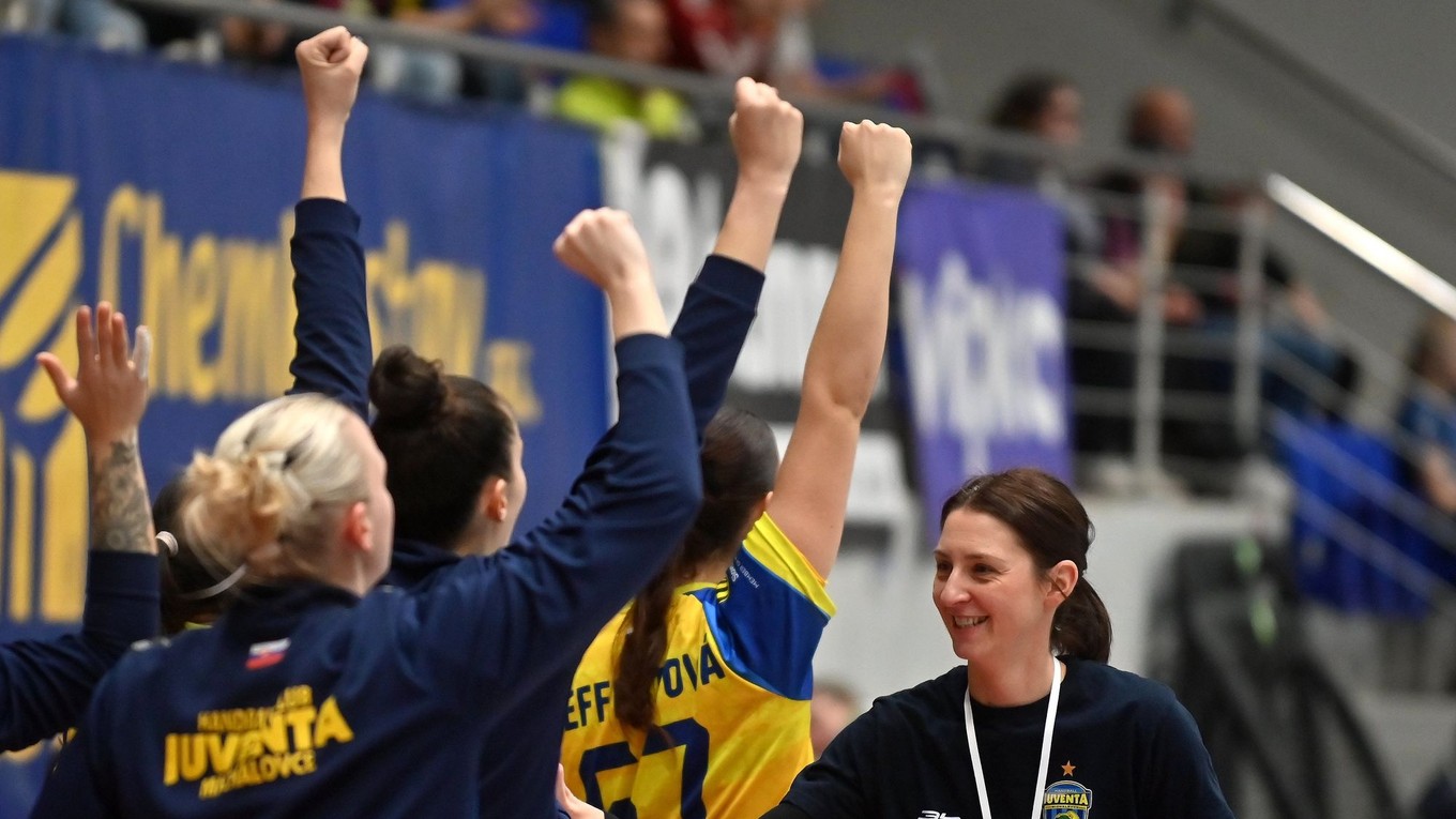 Radosť hráčok Iuventa Michalovce.