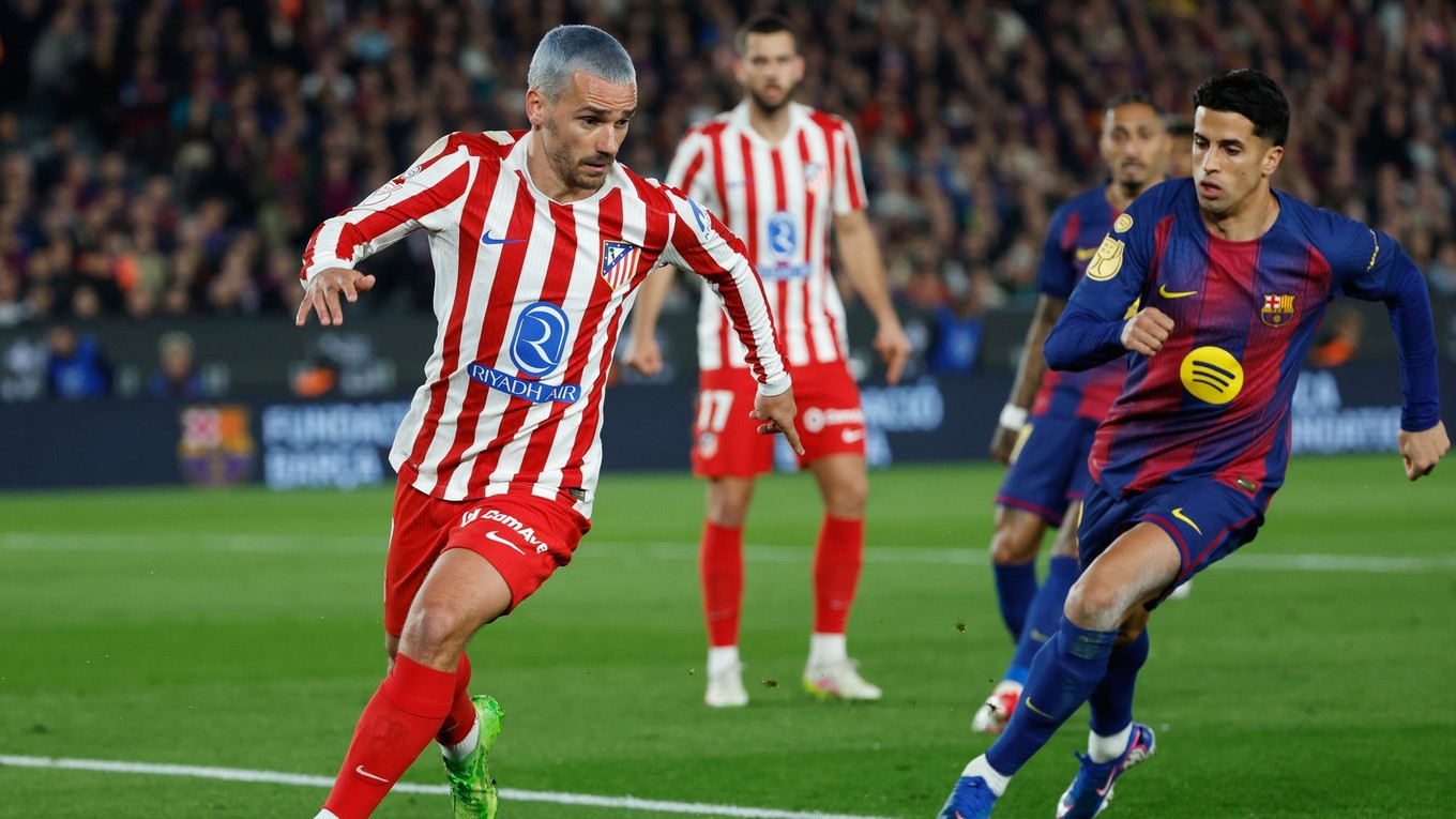 Antoine Griezmann a Joao Cancelo.