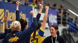 Radosť hráčok Iuventa Michalovce.