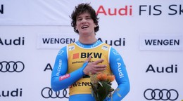 Taliansky lyžiar Giovanni Franzoni.