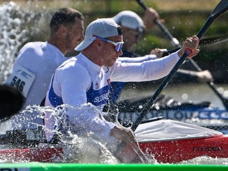 Na snímke je slovenský reprezentant v rýchlostnej kanoistike Samuel Baláž.