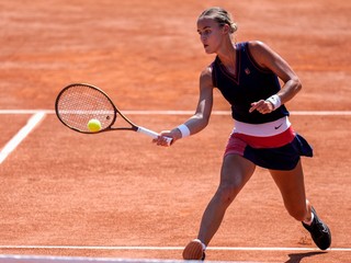Anna Karolína Schmiedlová vo štvrťfinále OH v Paríži 2024. 