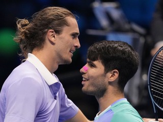 Alexander Zverev a Carlos Alcaraz. 