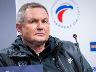 Na archívnej snímke Matjaž Kek počas tlačovej konferencie.