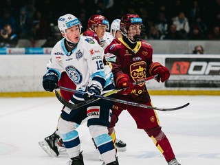 Momentka zo zápasu Nitra - Trenčín