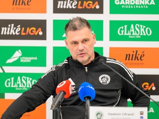 Tréner FC Tatrana Prešov Vladimír Cifranič.