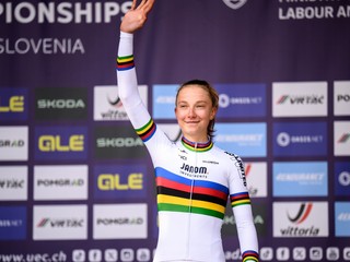 Slovenská cyklistka Viktória Chladoňová.