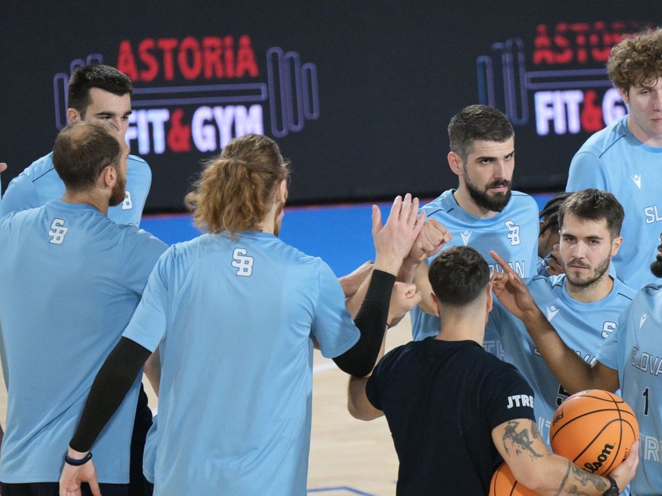 Hráči Slovana Bratislava.  