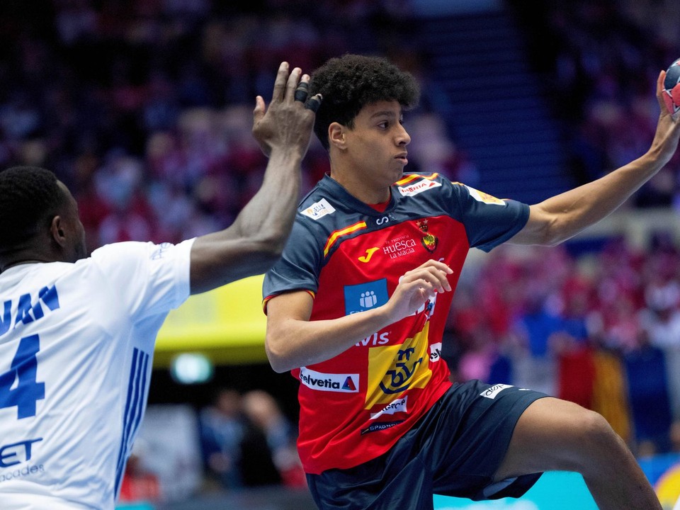 Momentka zo zápasu Španielsko - Francúzsko na ME 2026.