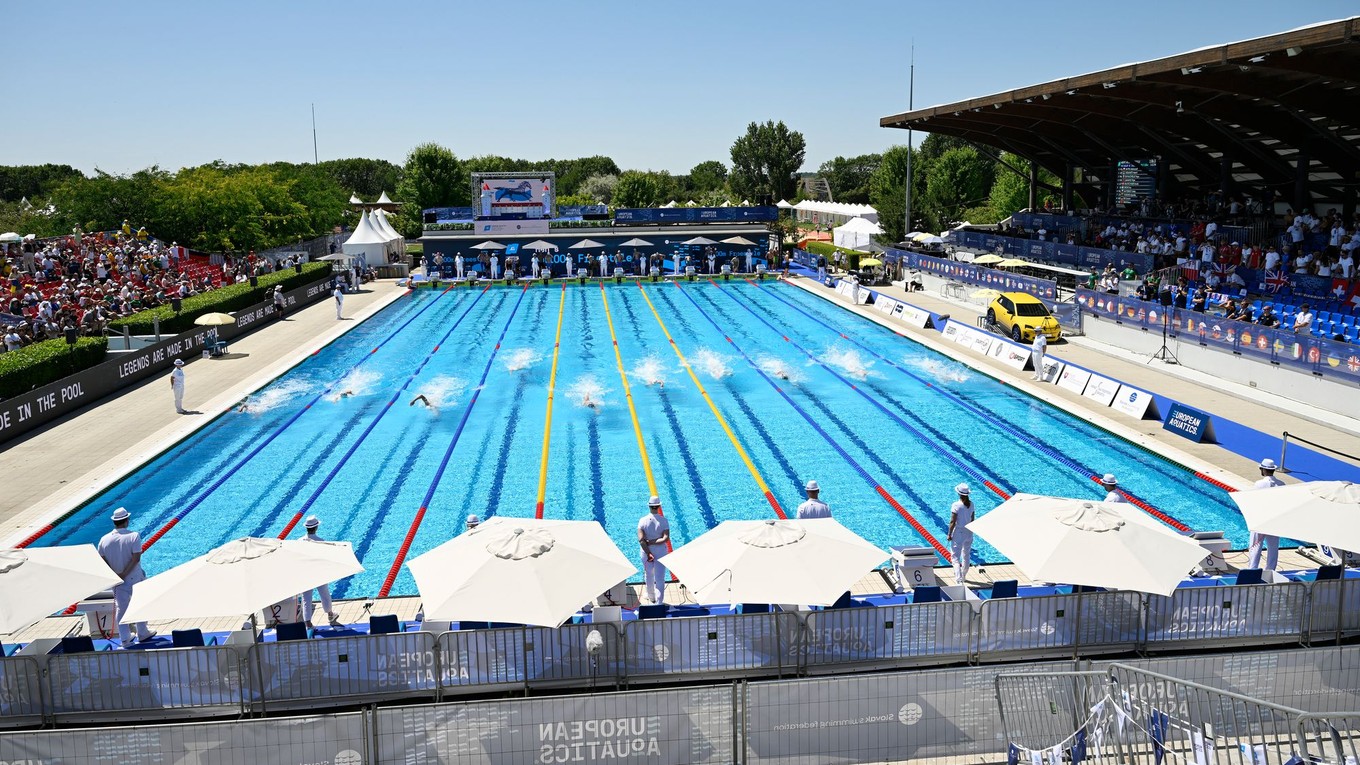 Snímka z ME juniorov 2025 v Šamoríne