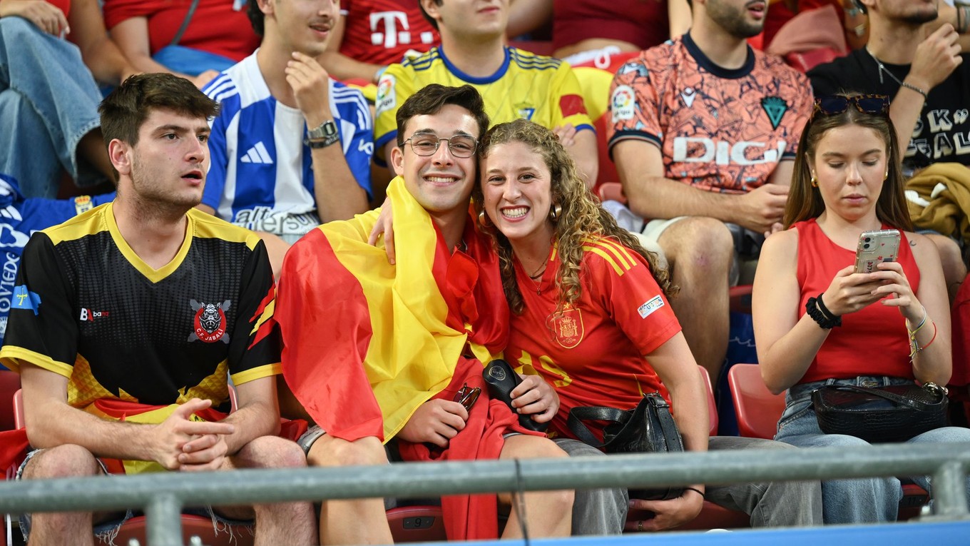 Okrem zápasom Slovenska bola najvyššia návšteva na stretnutí Španielsko - Taliansko.