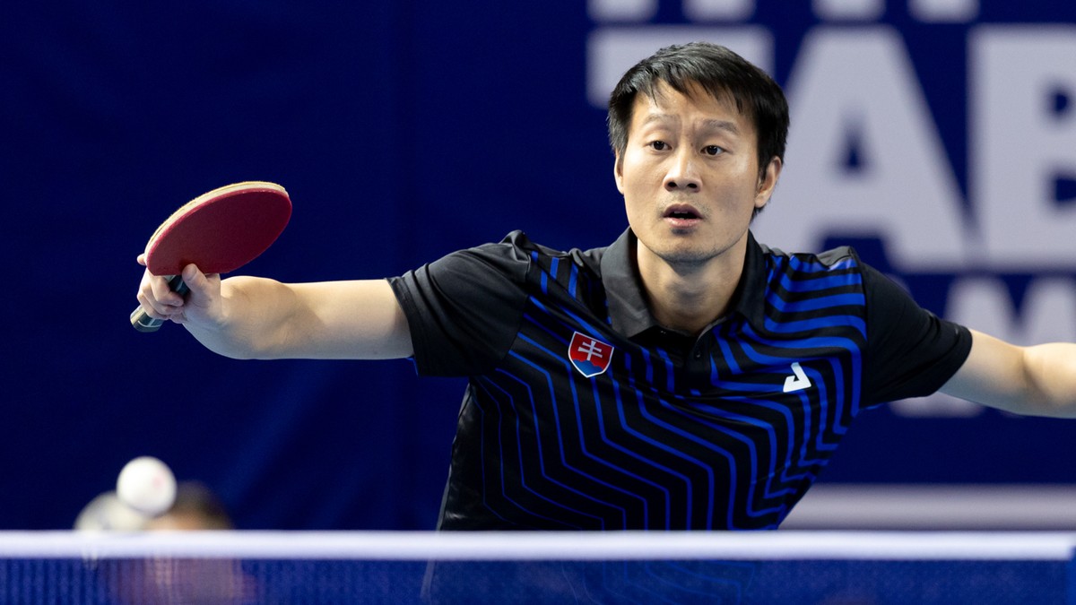 Slovenský stolný tenista Wang Jang