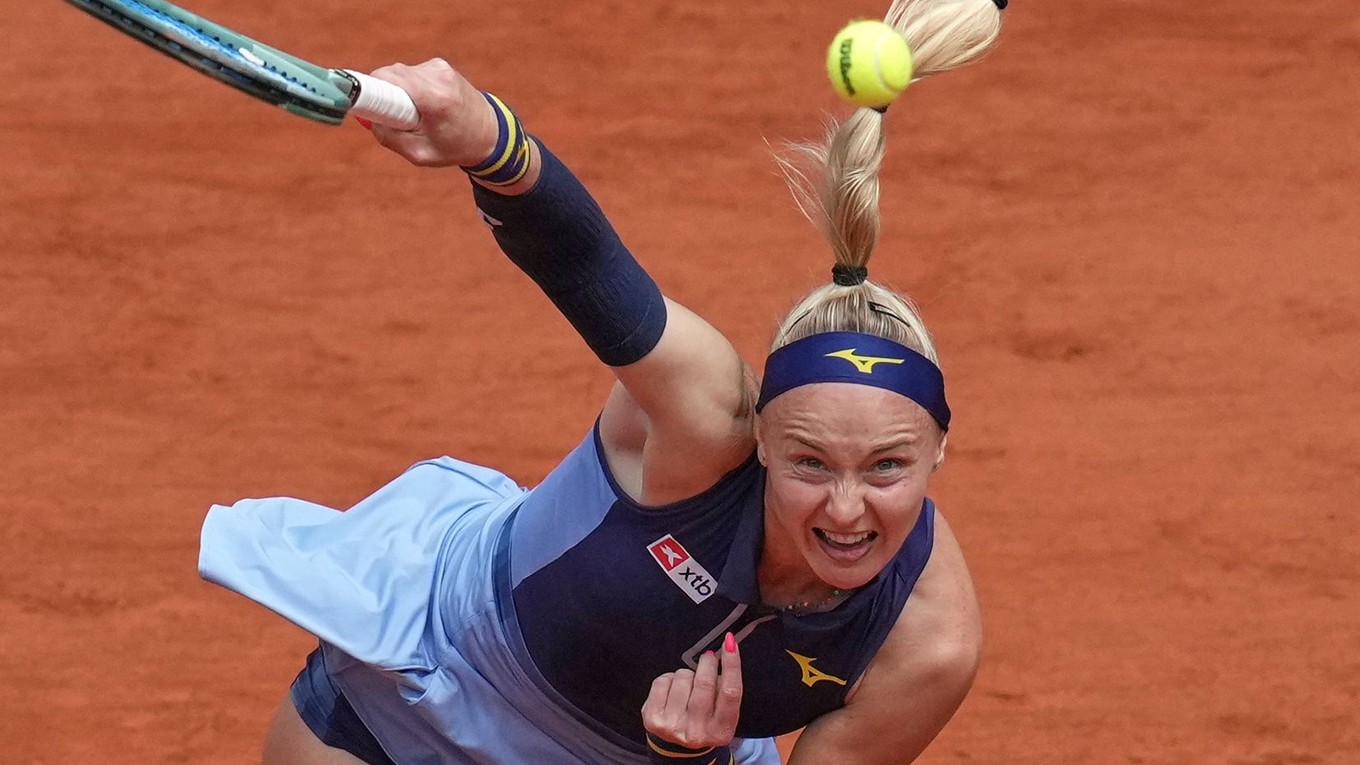 Slovenská tenistka Rebecca Šramková. 