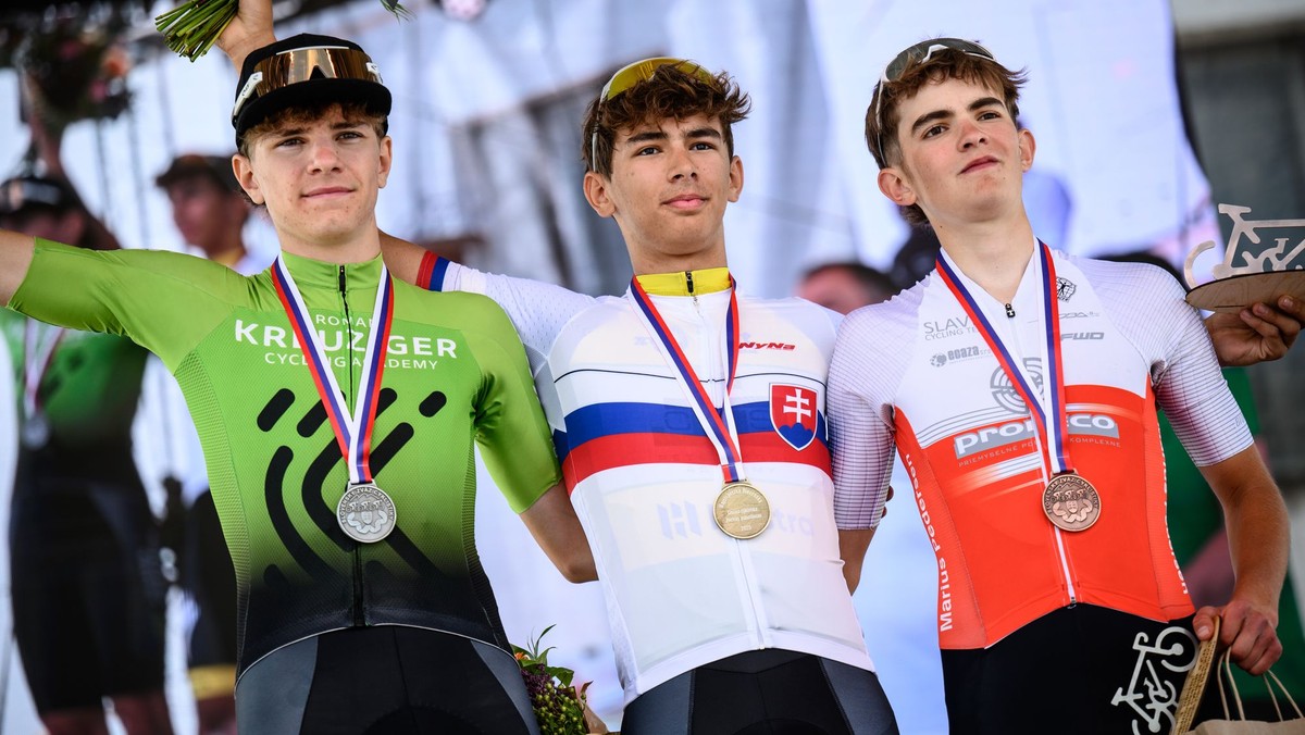 Lukáš Gardian sa stal juniorským majstrom Slovenska v cestnej cyklistike v roku 2025.