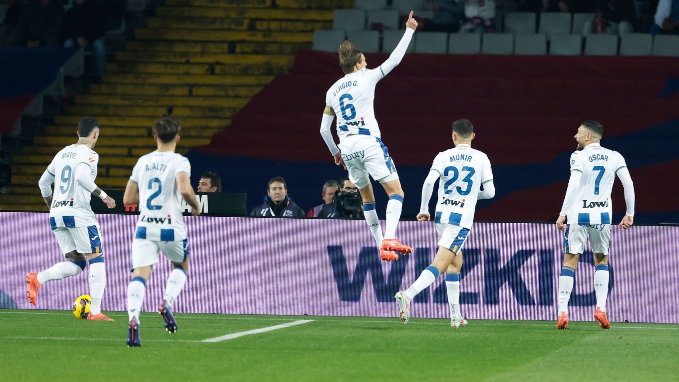 Futbalisti CD Leganés.