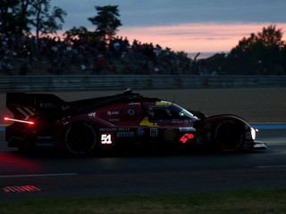 Ferrari AF Corse na 24 hodín Le Mans.