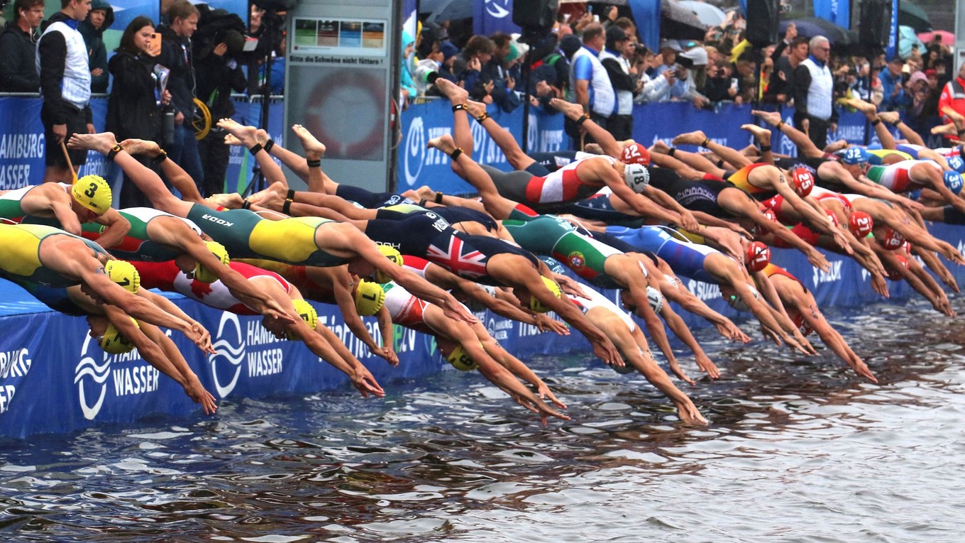 Triatlon, ilustračná fotografia. 