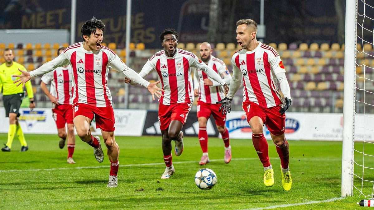 Radosť hráčov MFK Dukla Banská Bystrica