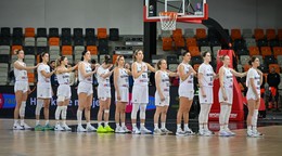 Hráčky tímu slovenskej basketbalovej reprezentácie