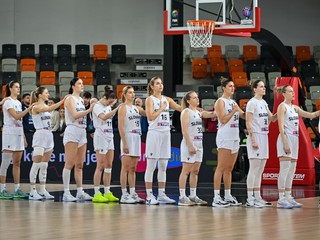 Hráčky tímu slovenskej basketbalovej reprezentácie