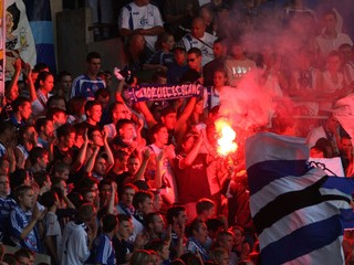 Fanúšikovia Racingu Štrasburg.