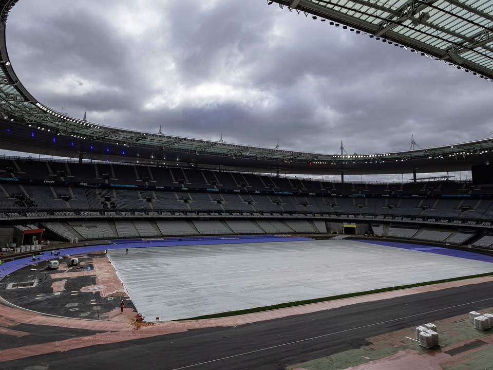 Olympijský štadión v Paríži, známy ako Stade de France.