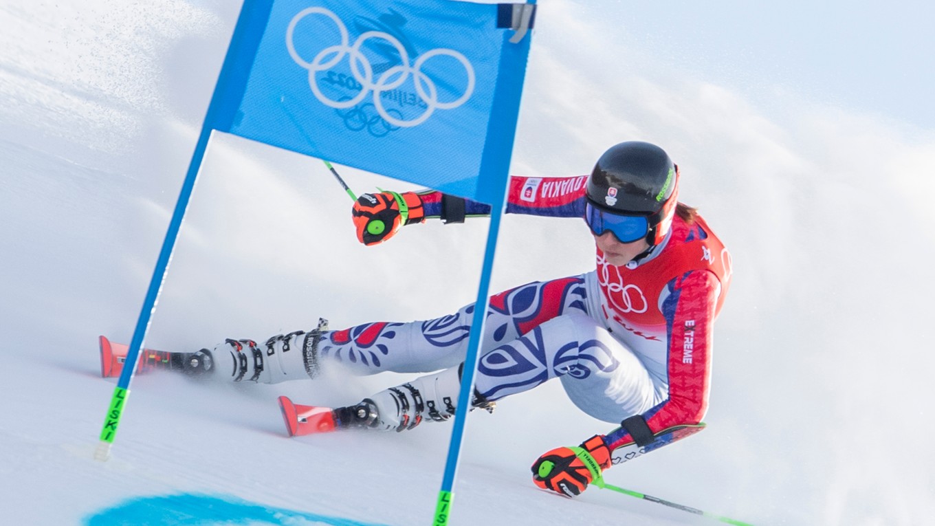 Petra Vlhová dnes ide obrovský slalom na ZOH v Pekingu 2022.