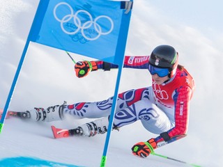 Petra Vlhová dnes ide obrovský slalom na ZOH v Pekingu 2022.