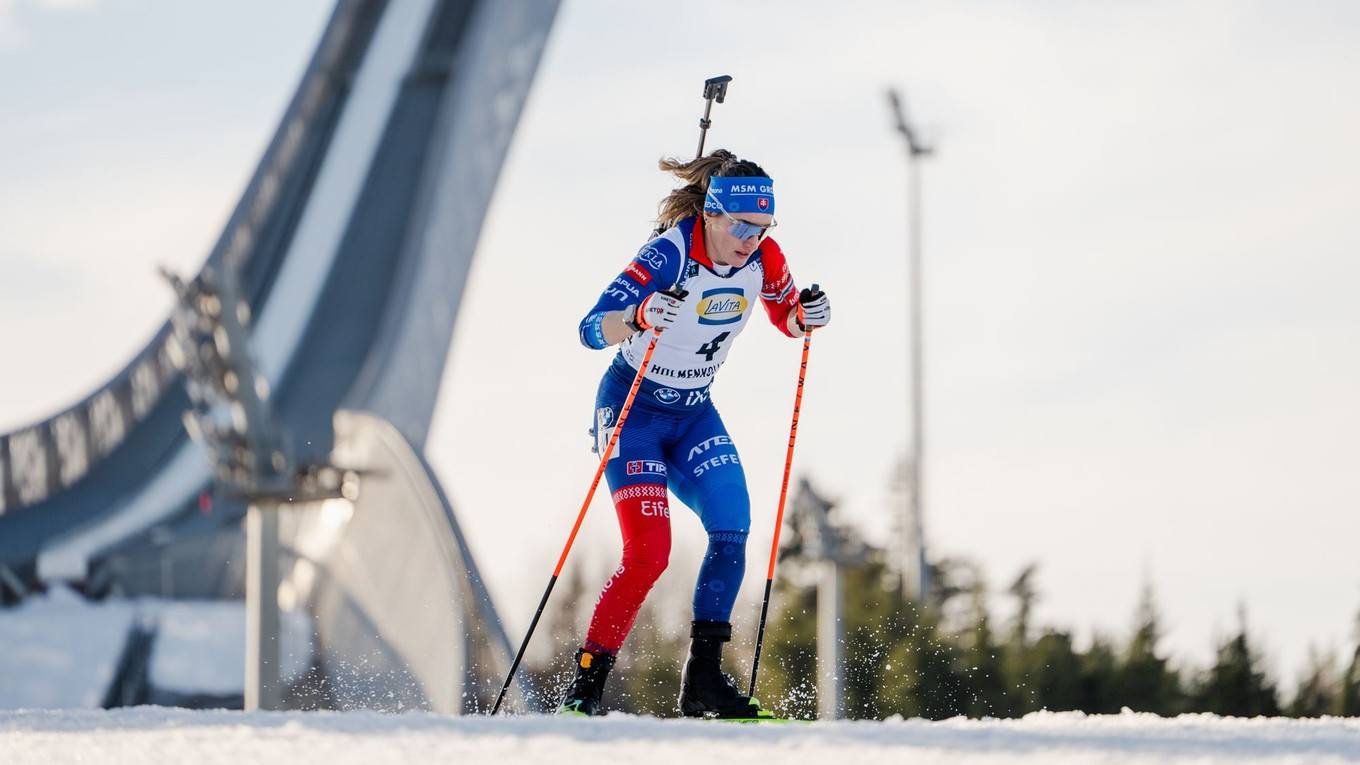 Slovenská biatlonistka Paulína Bátovská Fialková.