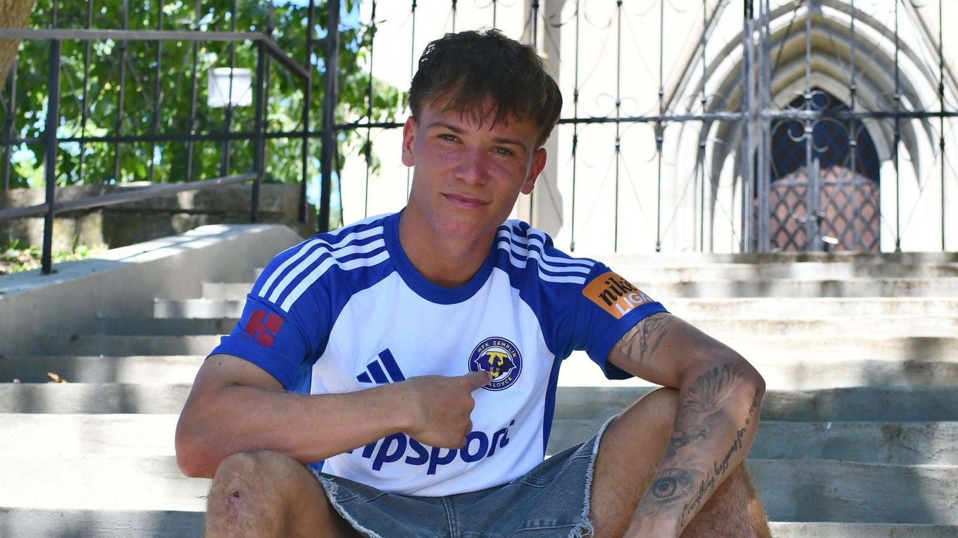 Rastislav Korba v drese MFK Zemplín Michalovce.