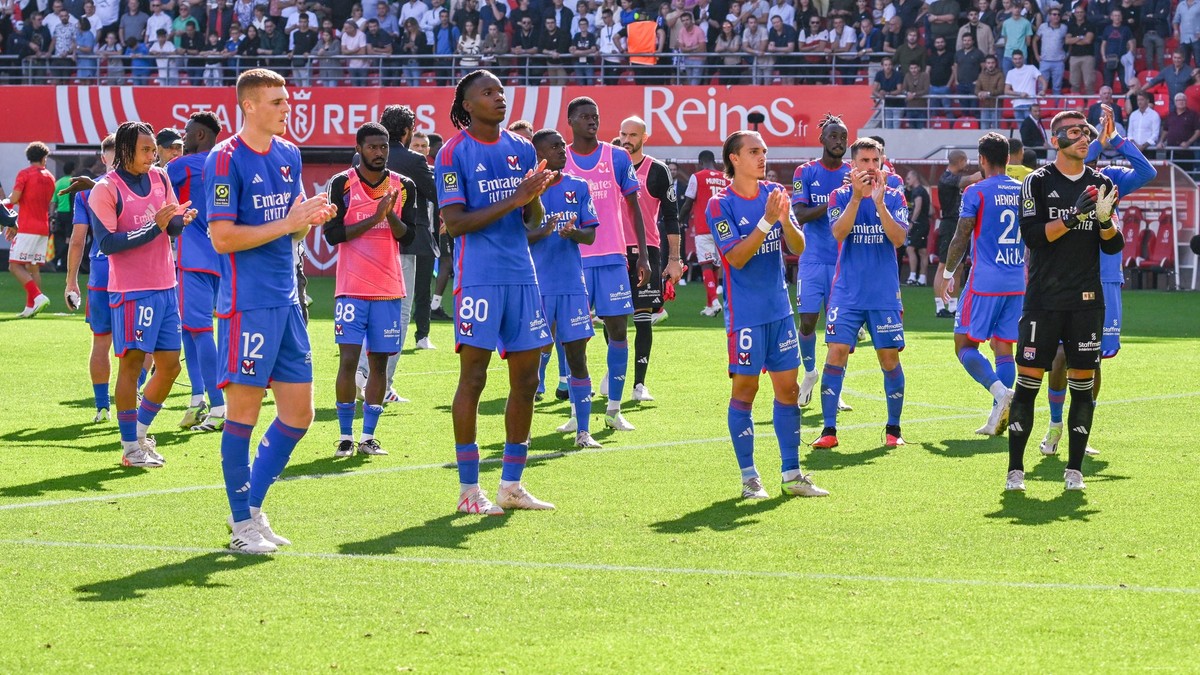 Futbalisti tímu Olympique Lyon.