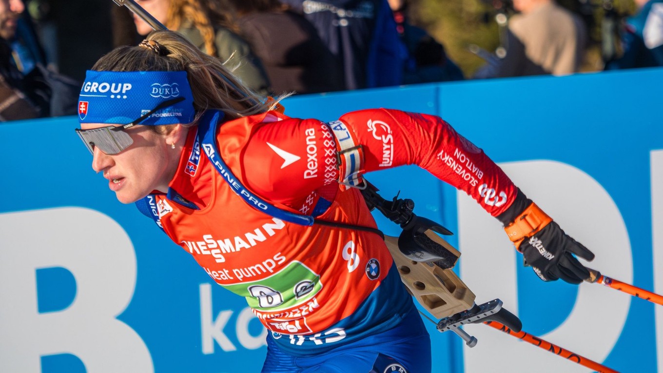 Slovenská biatlonistka Paulína Bátovská Fialková.