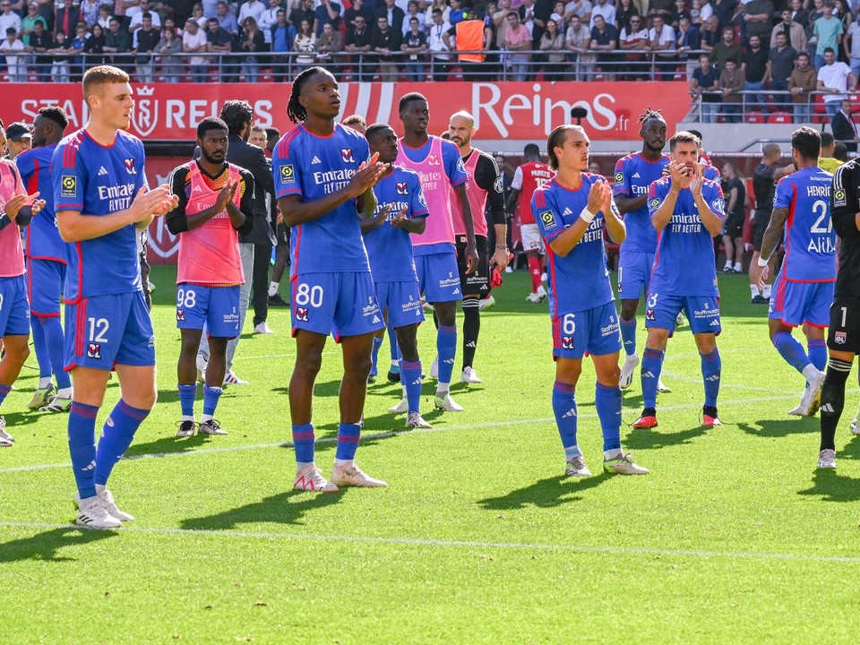 Futbalisti tímu Olympique Lyon.